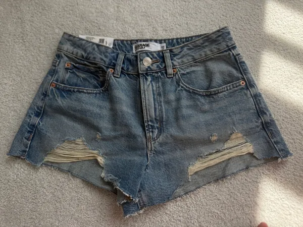 Garage Festival Denim Shorts - Image 2