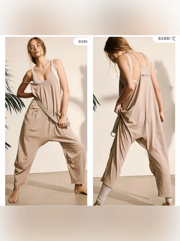 🩶✨ Free People Movement Hot Shot Onesie Jumpsuit‎ Women’s Small Oversized 🩶✨ - Image 2