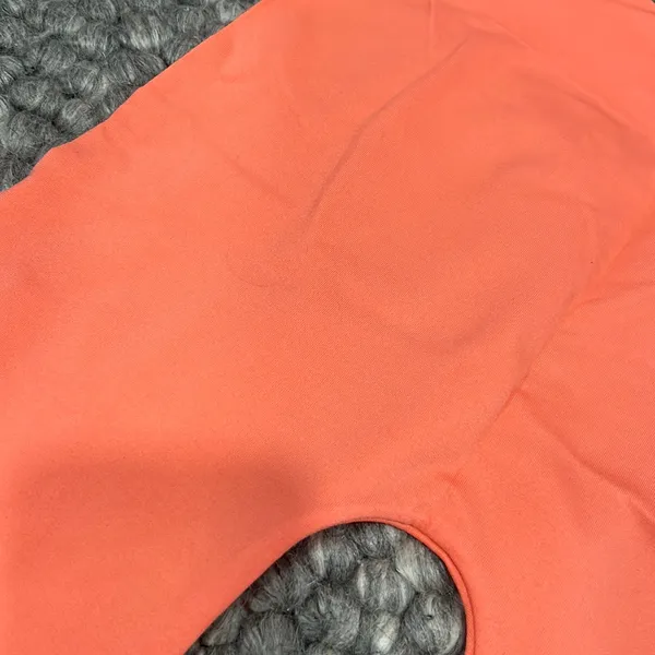 FREE PEOPLE‎ SPANDEX Peach Coral BIKER SHORTS - Image 3