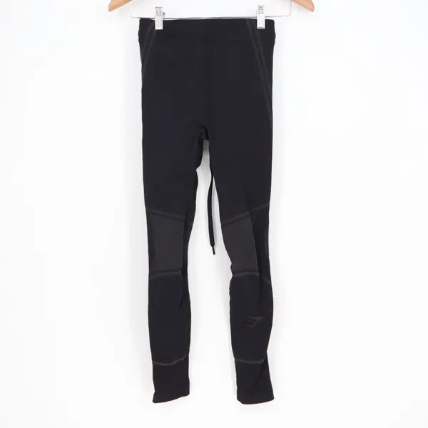 Gymshark Black Ribbed Seamless Leggings Activewear Athleisure Size S - Image 6