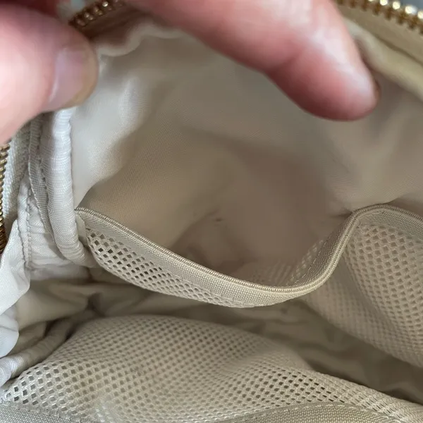Lululemon Athletica Everywhere Fleece Waste Bag Fanny Pack (Light Ivory) - Image 5