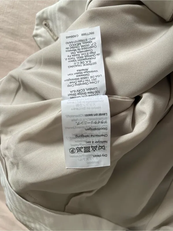 J.Crew• Beige Linen Kickout Crop Trouser• S 2 - Image 6