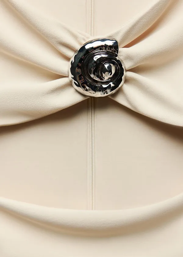 Zara maxi dress conch cutout fitted bodycon party cocktail evening wedding - Image 16