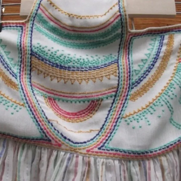 NWT Anthro Floreat Itzel Embroidered Halter Top - Image 5