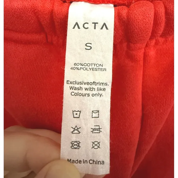 ACTA Wear Everyday Crewneck And Oversized Jogger Set In‎ Color Flame SZ S NWOT - Image 10