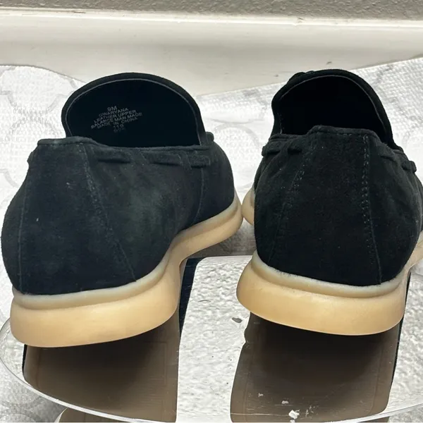 Guess Black Leather Aryana Suede Slip On Loafers Women’s Size 9M - Image 6