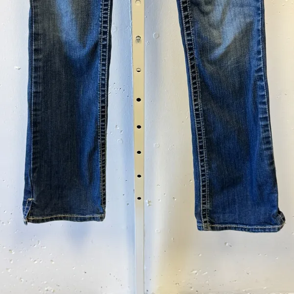 Ariat‎ TALL Women's Mid Rise Boot Cut Real Riding Jeans W25 10011683 Denim - Image 5