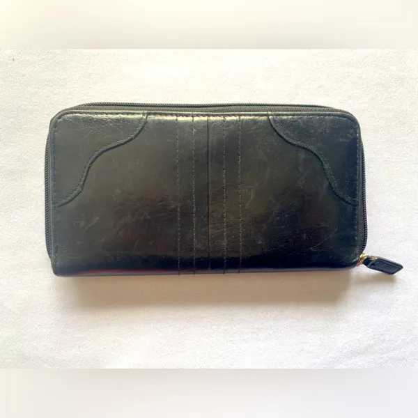 Burton Genuine Leather Exterior Black Wallet‎ - Image 3