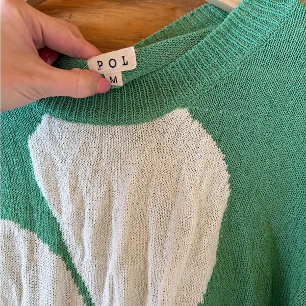 POL Flower Pullover Sweater size Medium - Image 6