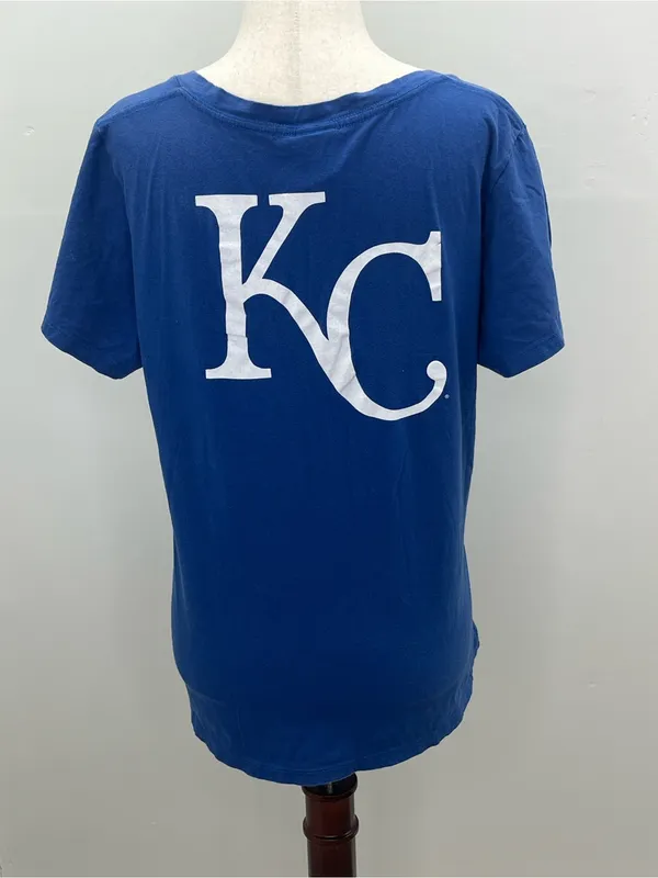 5th & Ocean Womens Kansas City Royals Diamonds Are A Girls Best Friend Shirt XXL - Image 4