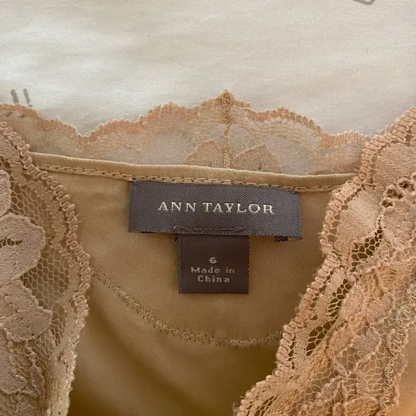 Ann Taylor Cami Lace Top  - Image 3