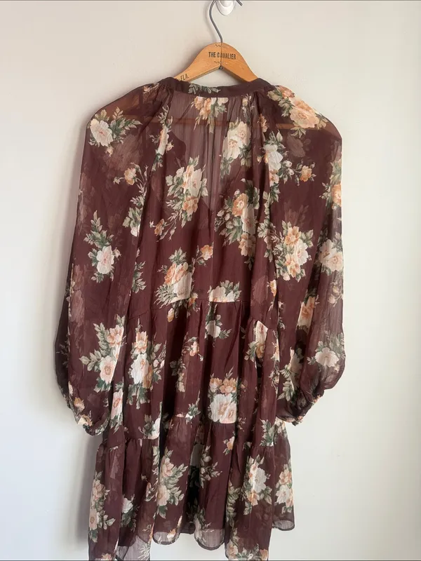 NEW Abercrombie & Fitch chiffon mini dress Medium - Image 5