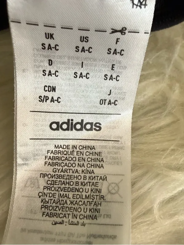 Adidas Black Racerback Sports Bra Small Medium Support Workout - Image 3