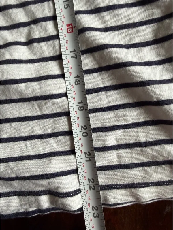 J.Crew Girlfriend Tee Striped Short Sleeve T-Shirt Size Small - Image 6