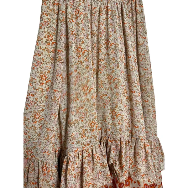 Free People Zuma Floral Tiered Skirt Women‘s Sz. 0 - Image 11