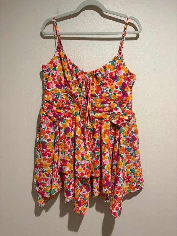 Princess Polly Barrett Mini Dress in Multi Floral - Image 6