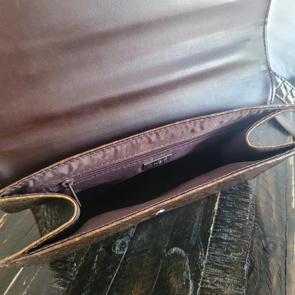 Nine West Croc Embossed Crossbody Purse - Image 5