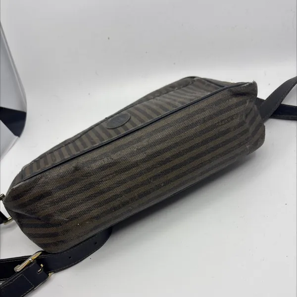 Vintage Fendi Crossbody Bag - Brown/Black - Image 8