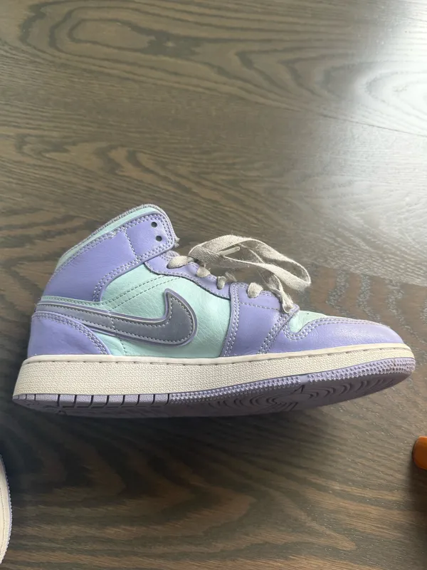 Air Jordan Blue/purple mid Nike - Image 3