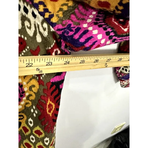 Ruby Rd. Woman Button Up Top Womens 16W Geometric Eclectic‎ Artsy Whimsigoth - Image 5