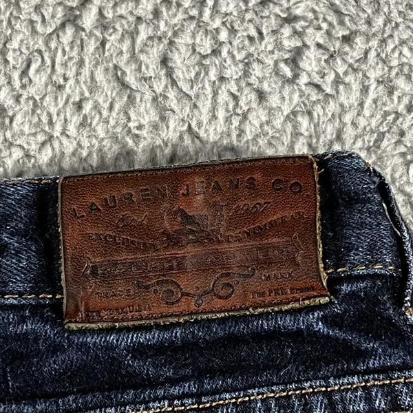 Lauren Ralph Lauren Jeans Womens 10 Mid Rise‎ Classic Bootcut Blue Denim Pants - Image 5