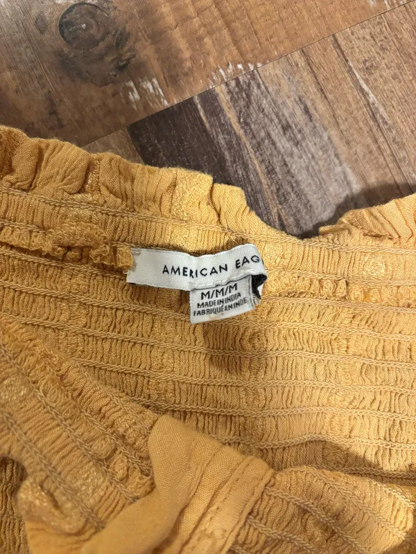 American Eagle Tube Top Yellow - Image 3