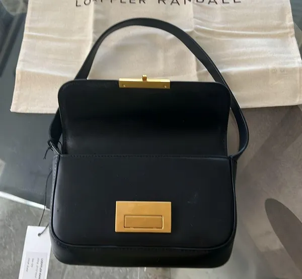 Revolve Stefania Baguette Bag, Black NWT - Image 11