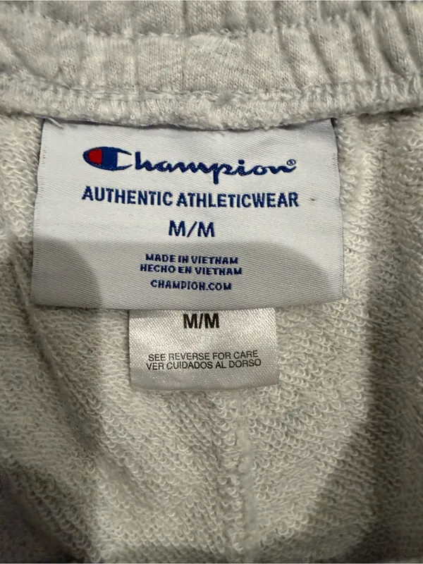 Champion Light Gray Women's Athletic Lounge Shorts - Image 4