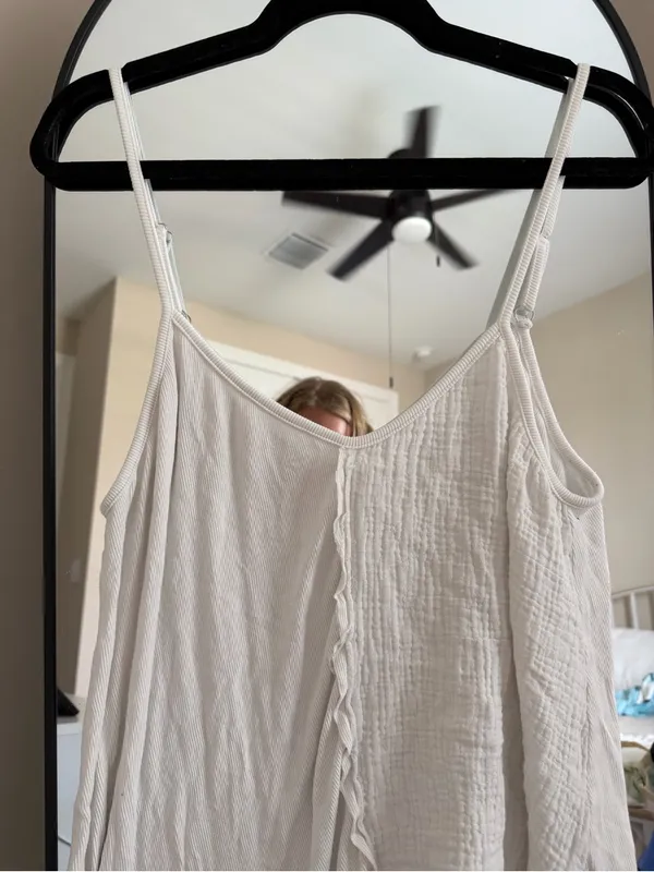 POL Women's White Tank Top - Image 2