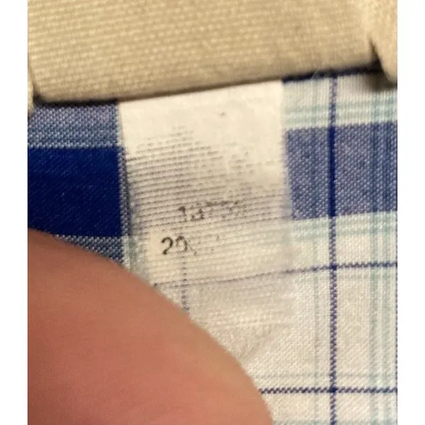 Duluth Trading DuluthFlex No Fly Zone Shirt Long Sleeve Plaid Blue Sz M - Image 3