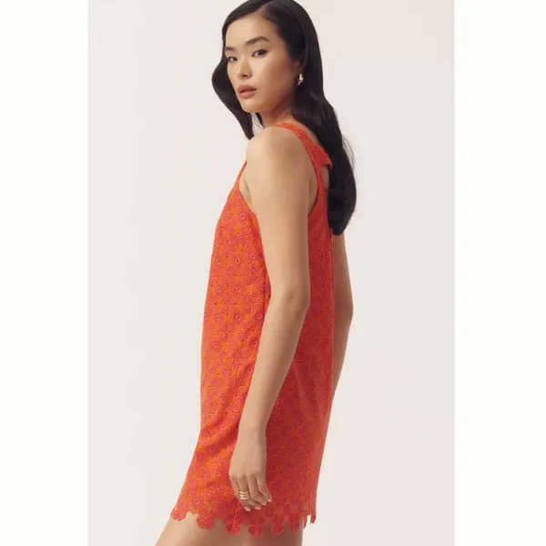 Anthropologie Maeve Square-Neck Mini Shift Dress - Image 4