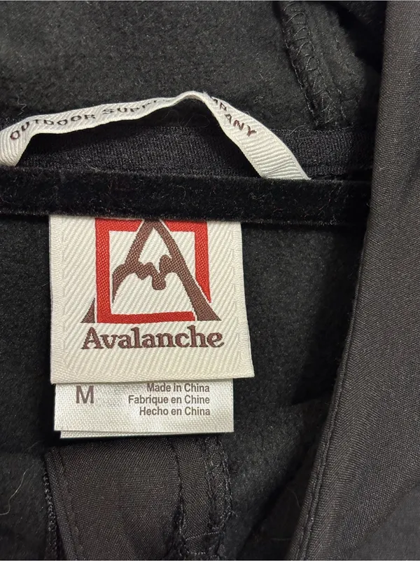 NEW Avalanche Women's Fleece Lined Hoodie Soft Shell Jacket in Black - Size M - Image 11