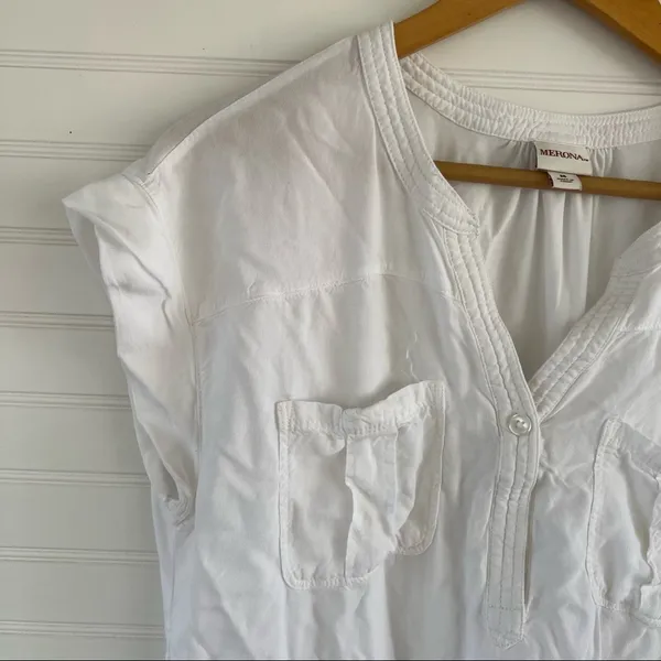 Merona‎ dressy tunic top Size Medium - Image 3