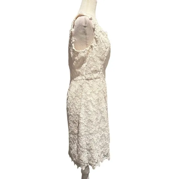 Lily Pulitzer Resort White Papillion Lace Reeve Dress in Size 12 - Image 5