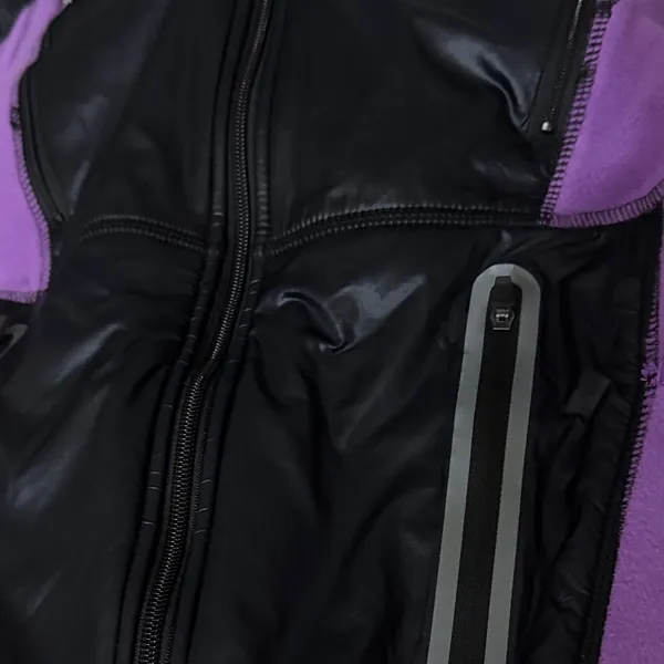 Free People Movement‎ Women’s Purple and Black fleece/tech Jacket size Medium - Image 6
