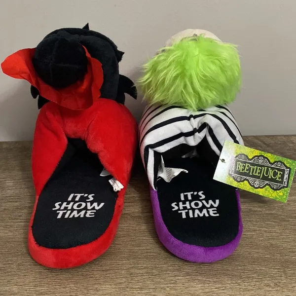 BEETLEJUICE women’s New! Multicolor slippers size 9-10 - Image 3