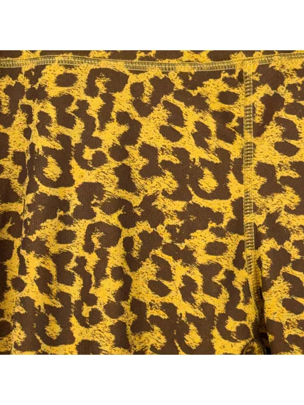Leopard Print High Rise Leggings L/XL - Image 4