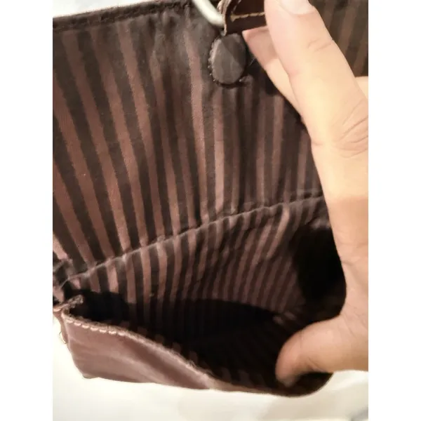 Jack Georges Voyager Crossbody Bag Brown Genuine Leather Floral Carving‎ Boho U - Image 10