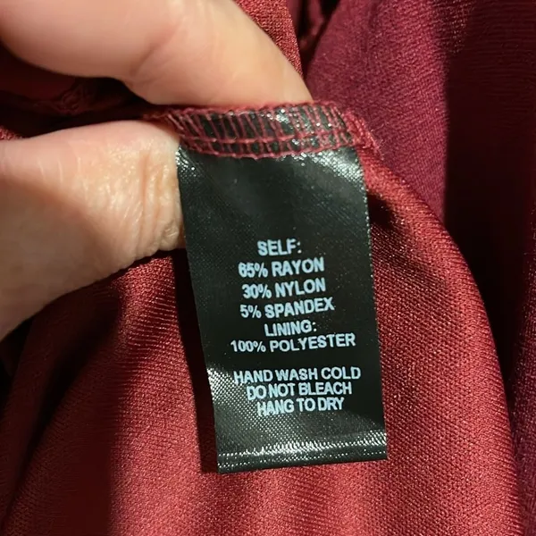 Lulus Skater Dress Womens S Burgundy Wine Sexy Open Back Strappy V-Neck Mini - Image 6