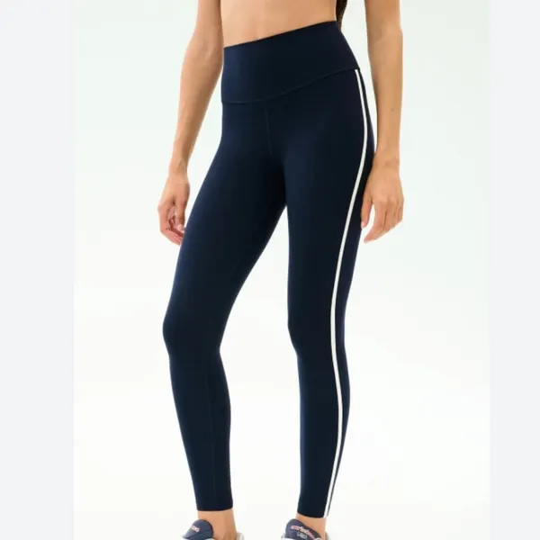 Splits59 Amber Airweight High Waist 7/8 Legging in Indigo Blue White L $128 - Image 3