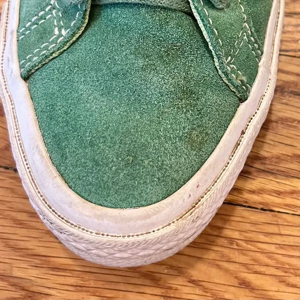 Converse One Star Pinstripe Ox Mint Green/Lime Suede Sneakers 159816C Streetwear - Image 2