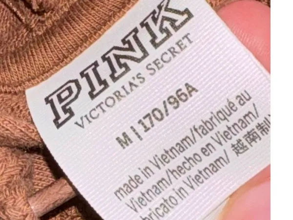 Victoria’s Secret pink brown zip up sweatshirt hoodie sweater - Image 3