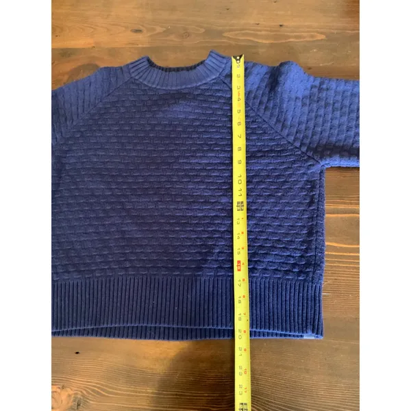 Lululemon Texture Play‎ Crew Sweater Cadet Blue xs/s - Image 7