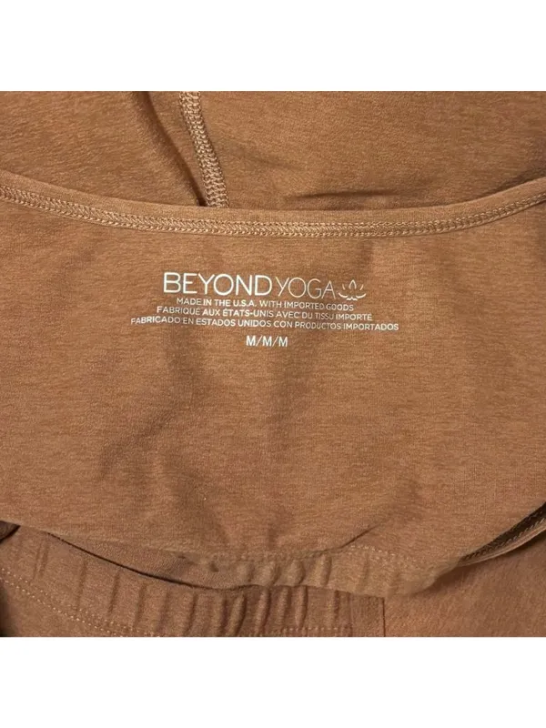 Beyond Yoga Spacedye Uplevel Midi Jumpsuit Size M In Caramel Toffee - Image 7