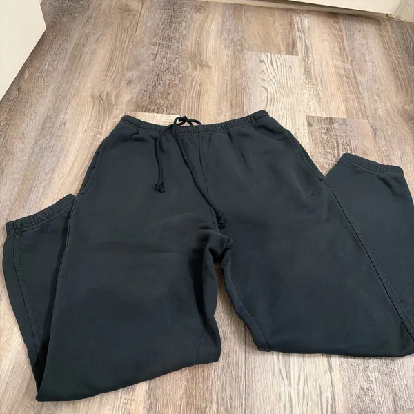 Skims vintage fleece sweatpants joggers cypress dark green size small - Image 5
