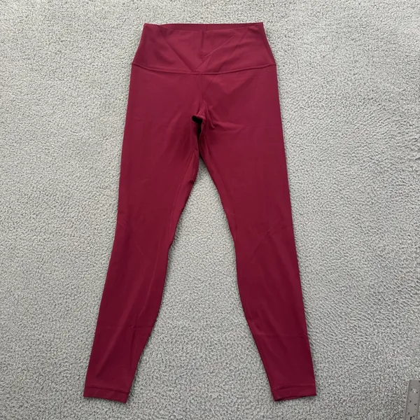 Lululemon Align High Rise Leggings Pomegranate Pink Athletic Women's 8 x 28 - Image 2