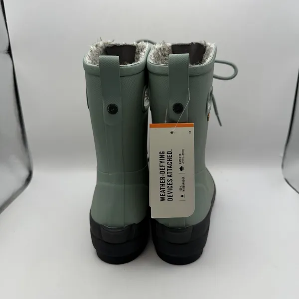 Bogs Amanda II‎ Lace 537823 Rain Boots Women's Sz 6 Jade Waterproof Comfort - Image 4
