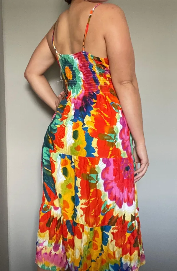 Colorful Italian-Bought Summer Dress NWT - Image 5