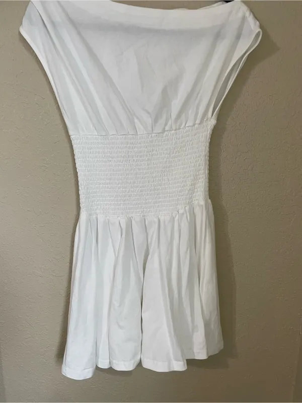 Altar’d State Alianna Mini Dress Size XS Off Shoulder Smocked Flirty Brunch Boho - Image 10