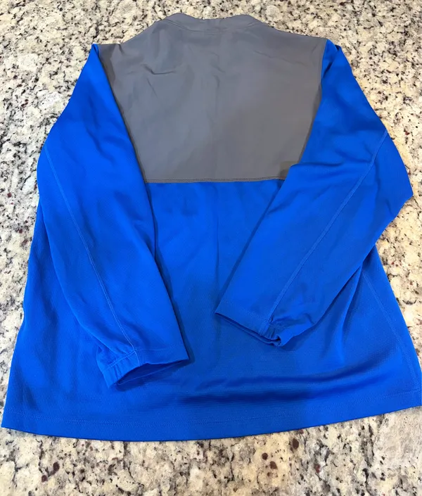 Dallas Wings WNBA Blue and Gray Quarter Zip - Image 6